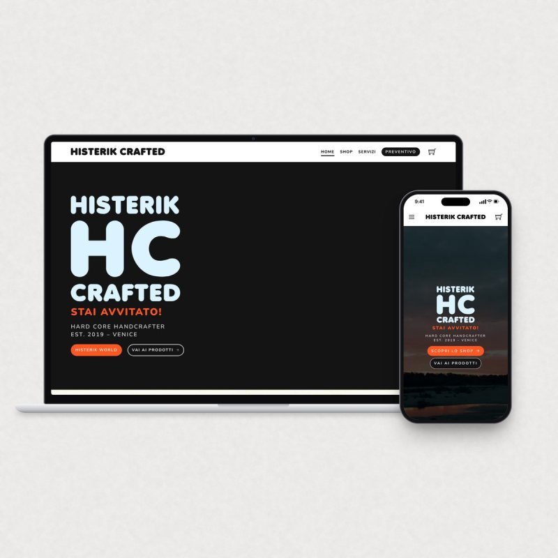 Home di Histerik Crafted su computer e smartphone